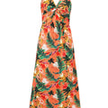 Twisted Printed V-Neck Cami Dress - Refine 1977