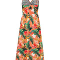 Twisted Printed V-Neck Cami Dress - Refine 1977