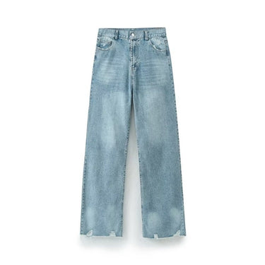 Wide Leg Casual Jeans