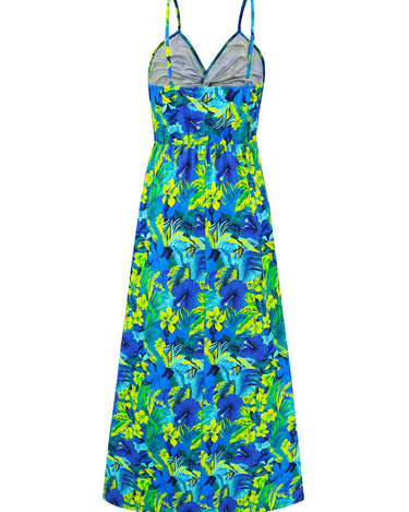 Twisted Printed V-Neck Cami Dress - Refine 1977