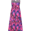 Twisted Printed V-Neck Cami Dress - Refine 1977